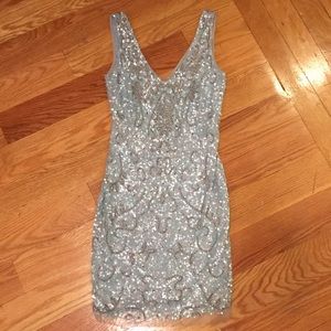 Aidan Mattox Sequin Dress